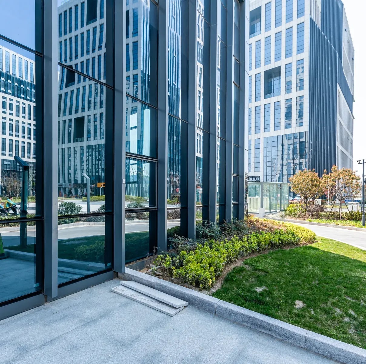 Modern business office building exterior