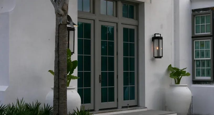 Pivot Doors With Transoms